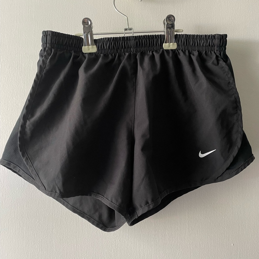 Nike Black Athletic Shorts Lightweight Elastic Waistband